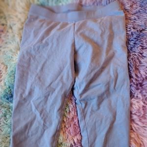 Cat & Jack girls periwinkle blue holo glitter capri leggings